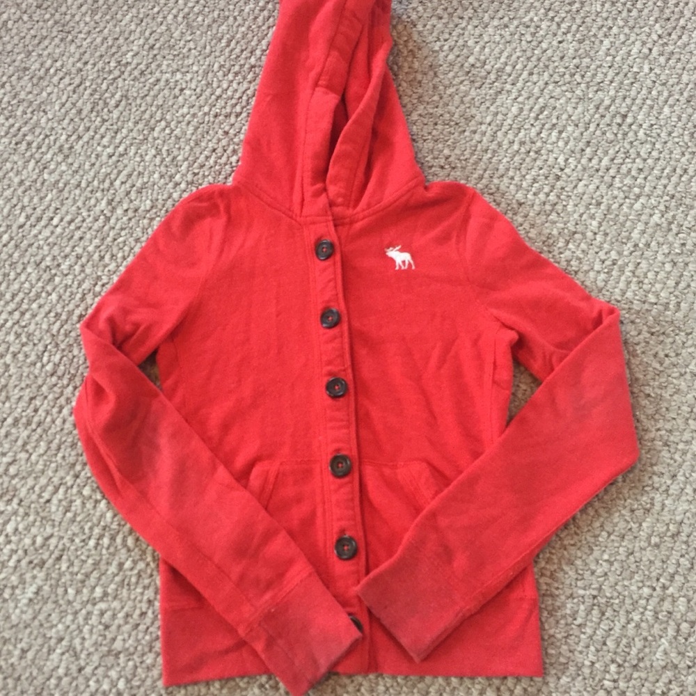 Abercrombie Girls Button Hoodie